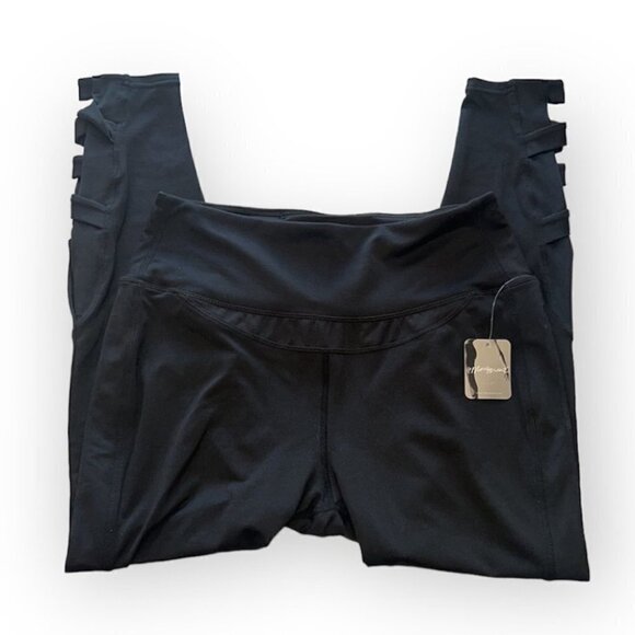 Free PEOPLE Movement Very Prairie High Rise Legging in Black size Large - Picture 4 of 16